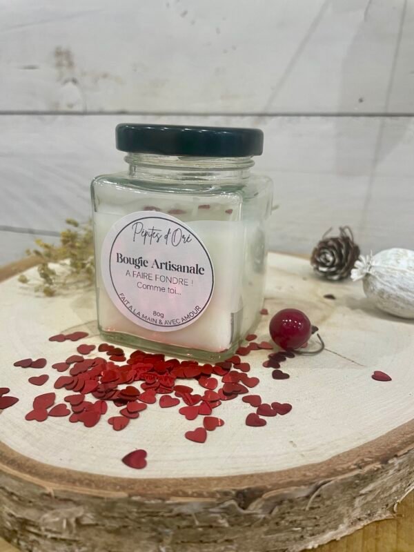 🕯️ Bougie Rose Vanillée – Image 3