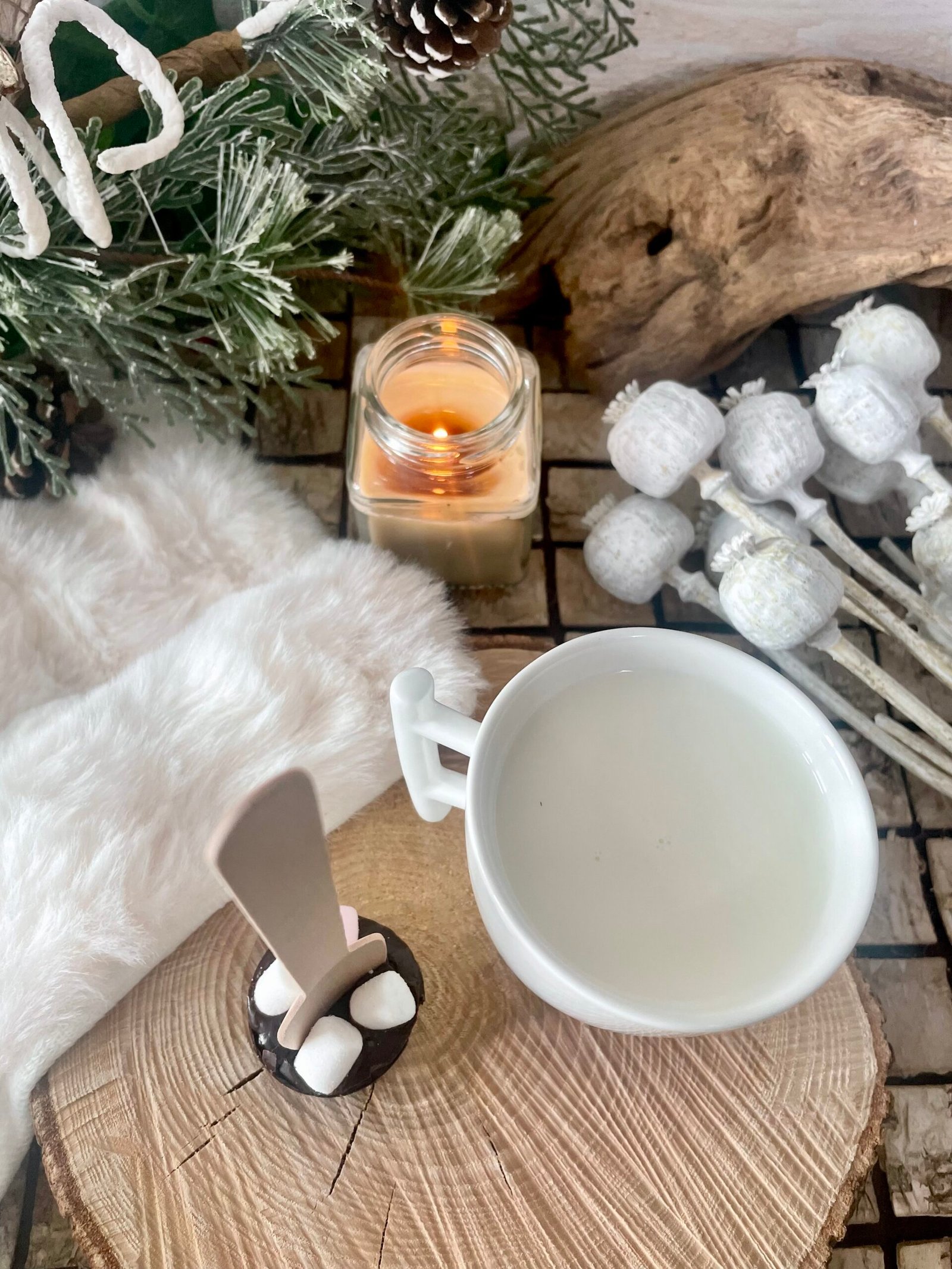 Cuillère Chocolat & Guimauve 🍫 Collection de Noël – Image 3