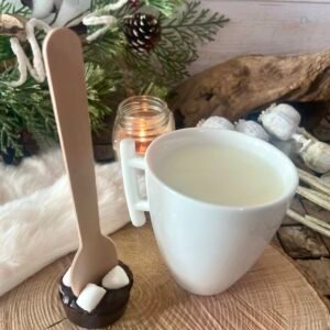 Cuillère Chocolat & Guimauve 🍫 Collection de Noël