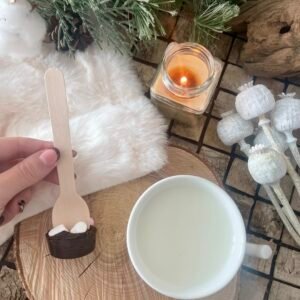 Cuillère Chocolat & Guimauve 🍫 Collection de Noël